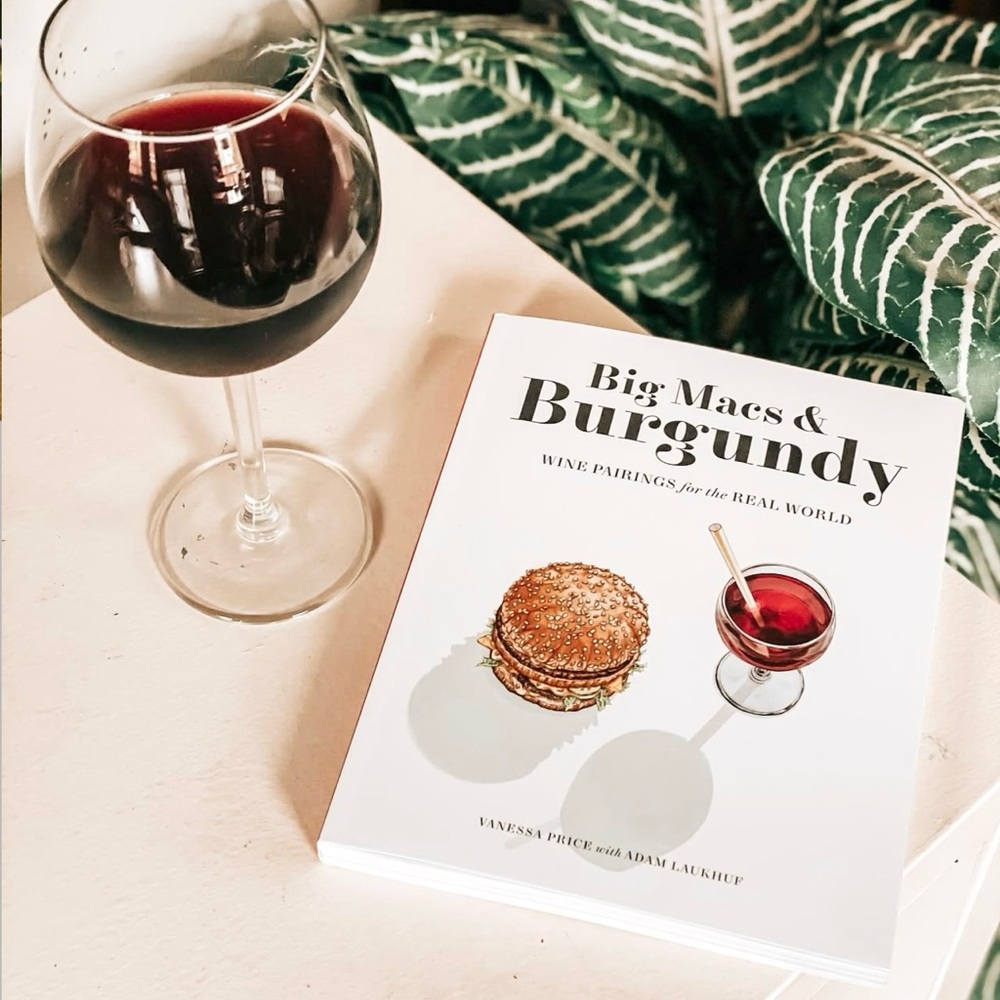 Big Macs‎ & Burgundy Wine Pairings Book | Vanessa Price | Food Humor Gift
